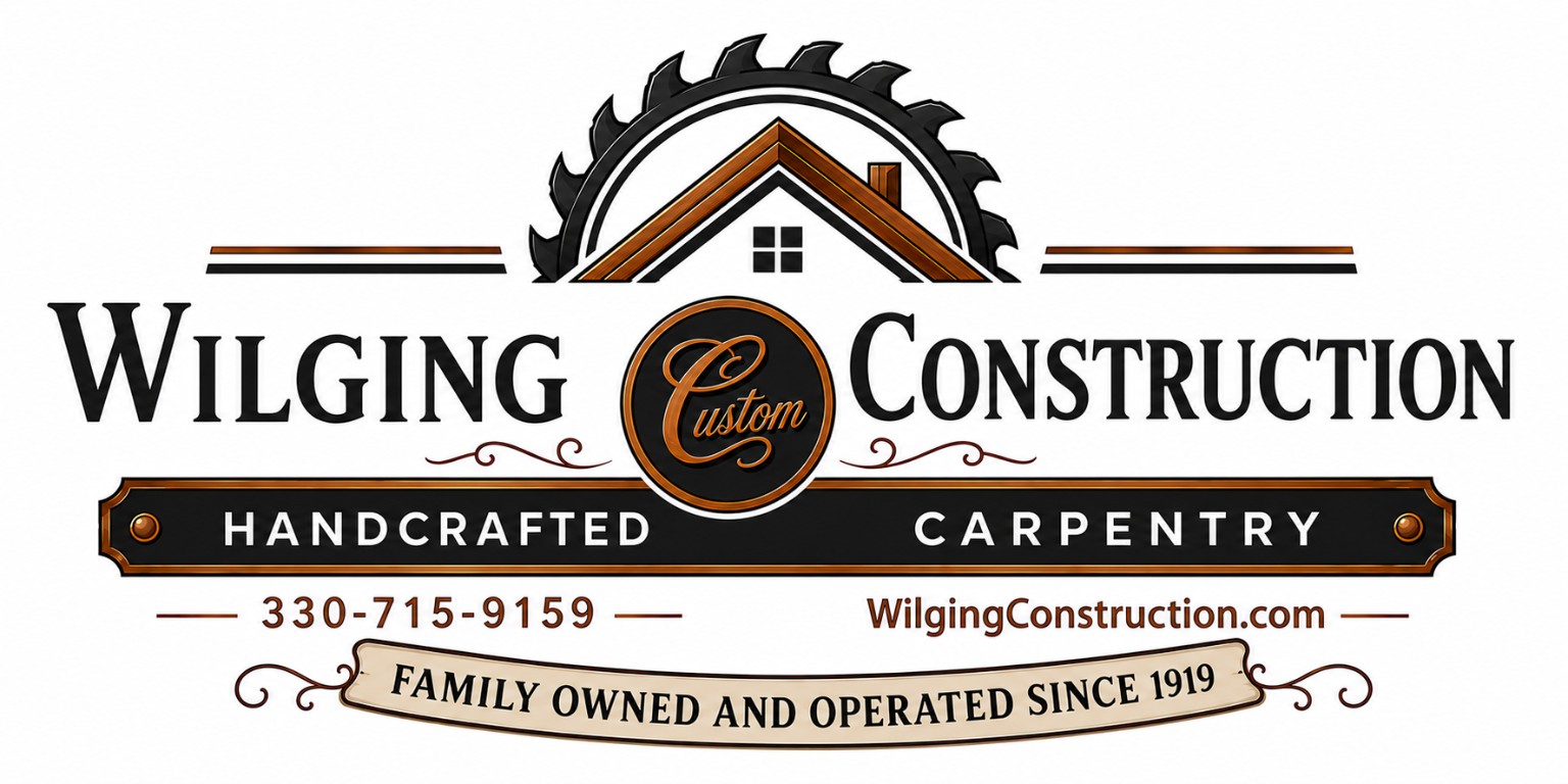 Wilging Custom Construction, handcrafted carpentry, family owned and operated legacy since 1919